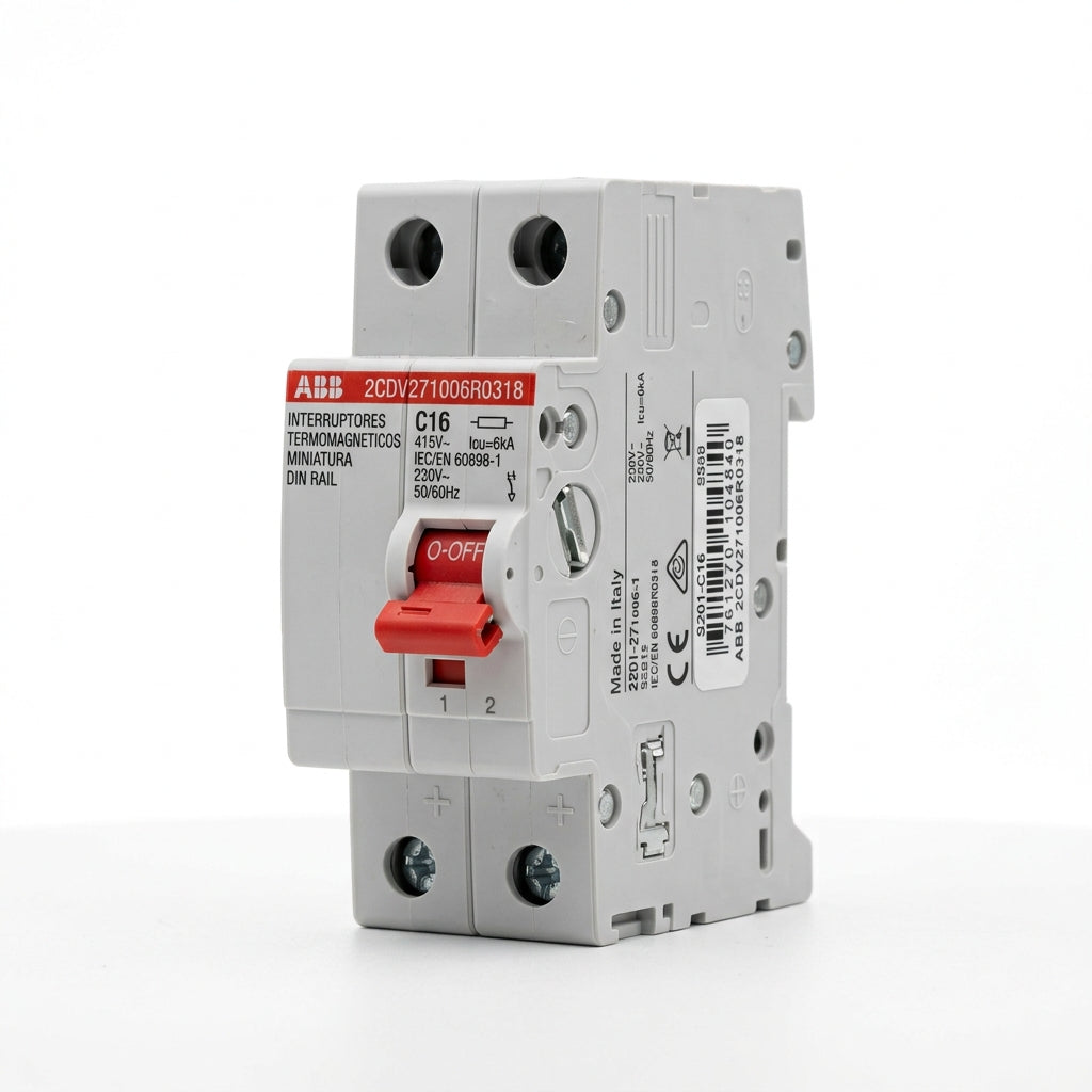 ABB 2CDV271006R0318 INTERRUPTORES TERMOMAGNETICOS MINIATURA RIEL DIN