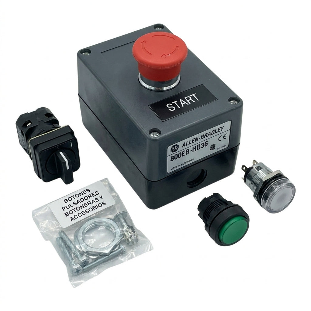ALLEN-BRADLEY 800EB-HB36 BOTONES PULSADORES BOTONERAS Y ACCESORIOS