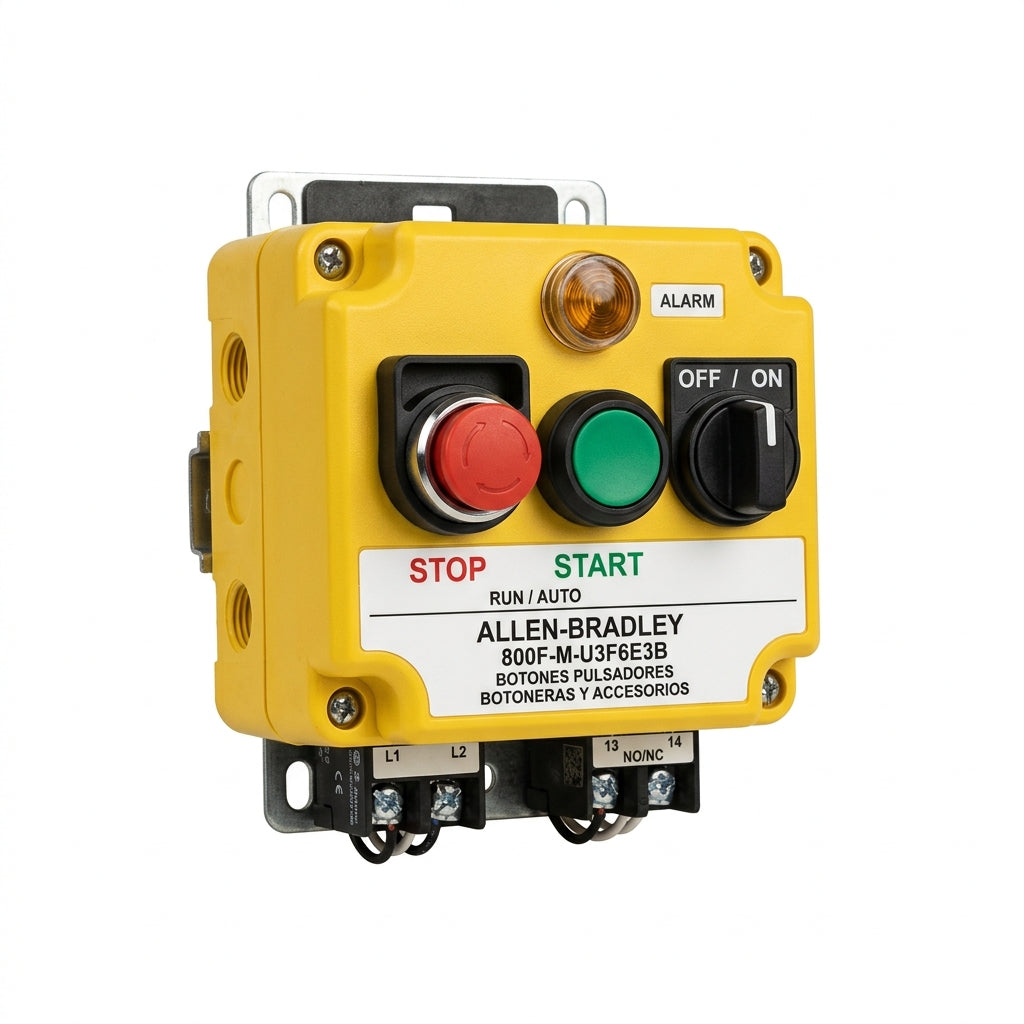 ALLEN-BRADLEY 800F-M-U3F6E3B BOTONES PULSADORES BOTONERAS Y ACCESORIOS