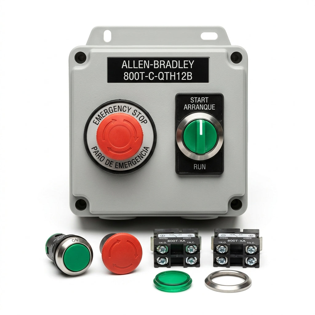 ALLEN-BRADLEY 800T-C-QTH12B BOTONES PULSADORES BOTONERAS Y ACCESORIOS