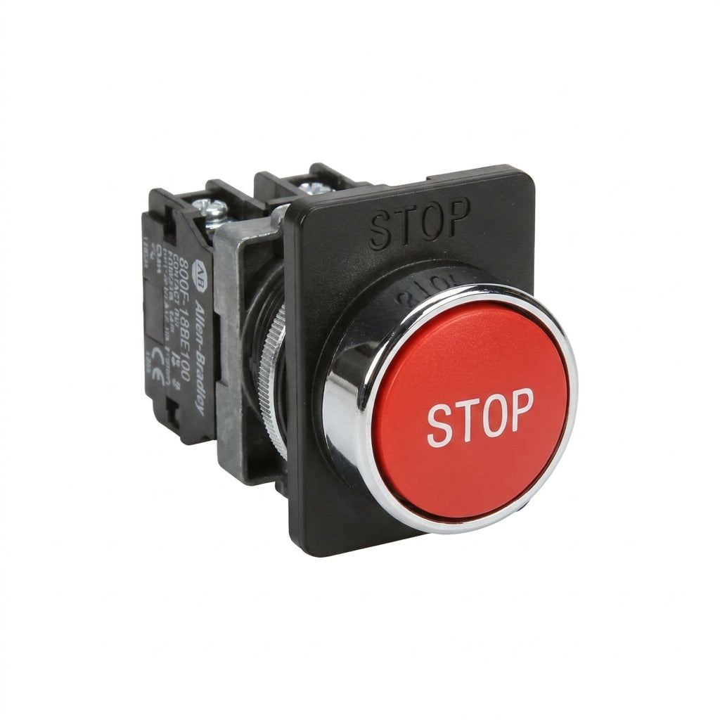 ALLEN-BRADLEY 800F-18BE100 BOTONES PULSADORES BOTONERAS