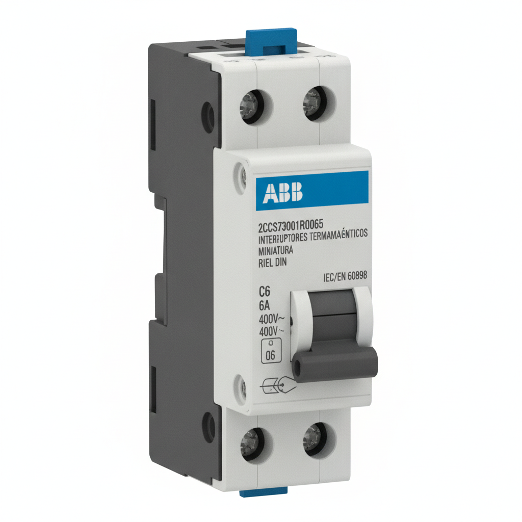 ABB 2CCS573001R0065 INTERRUPTORES TERMOMAGNETICOS MINIATURA RIEL DIN