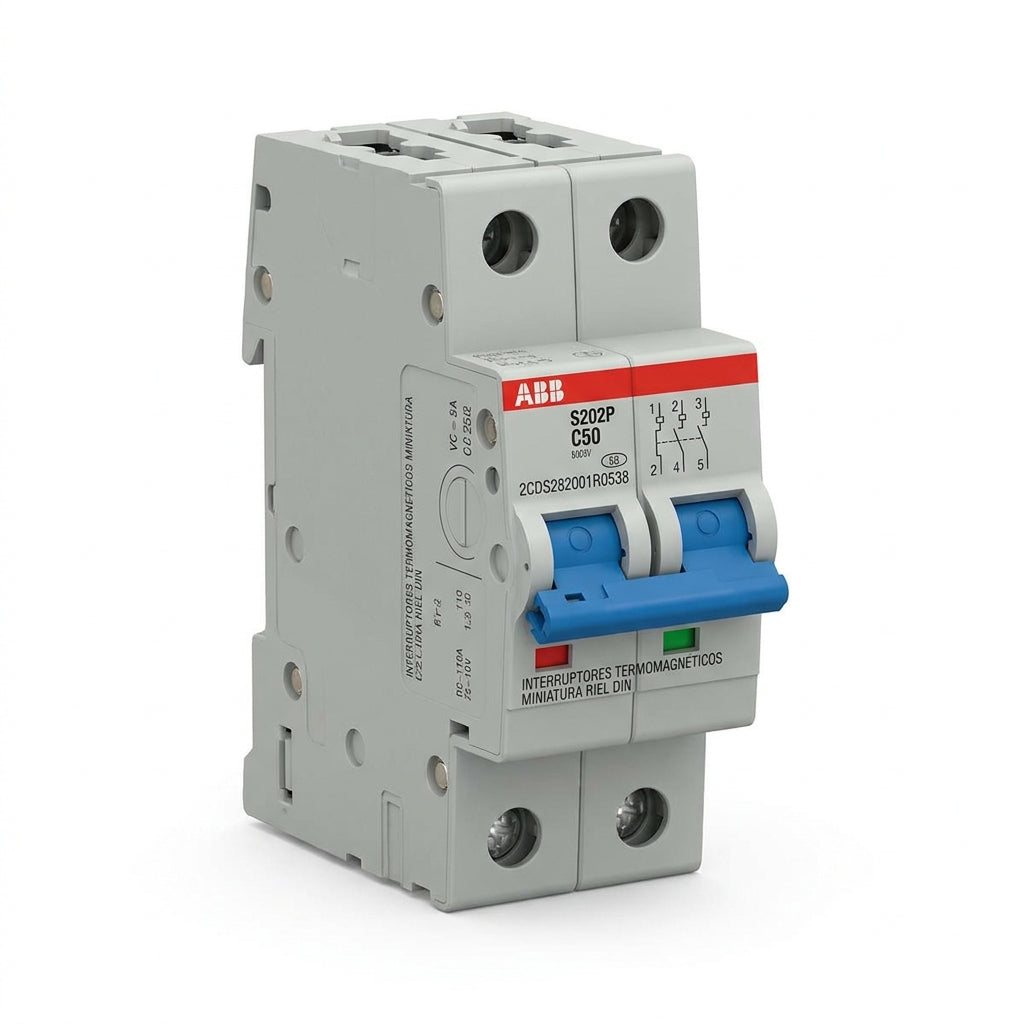ABB 2CDS282001R0538 INTERRUPTORES TERMOMAGNETICOS MINIATURA RIEL DIN