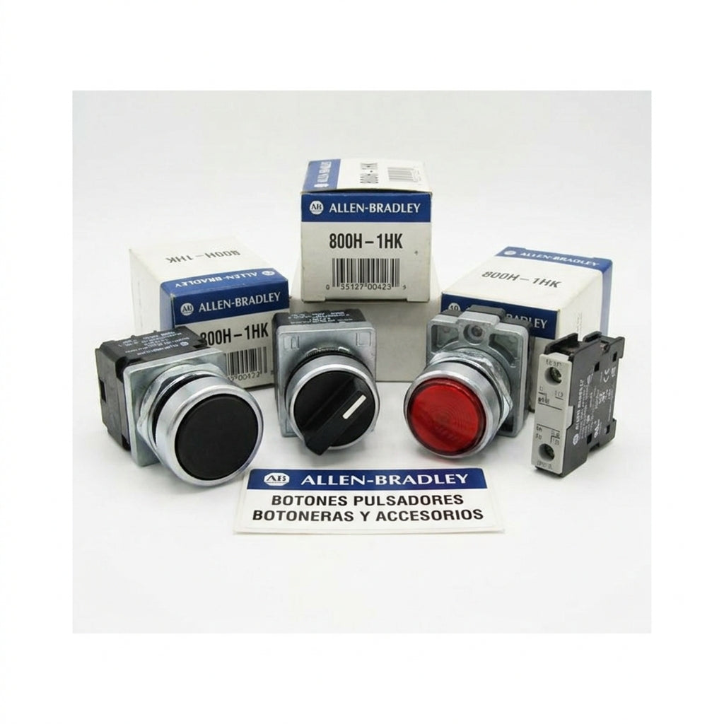ALLEN-BRADLEY 800H-1HK BOTONES PULSADORES BOTONERAS Y ACCESORIOS