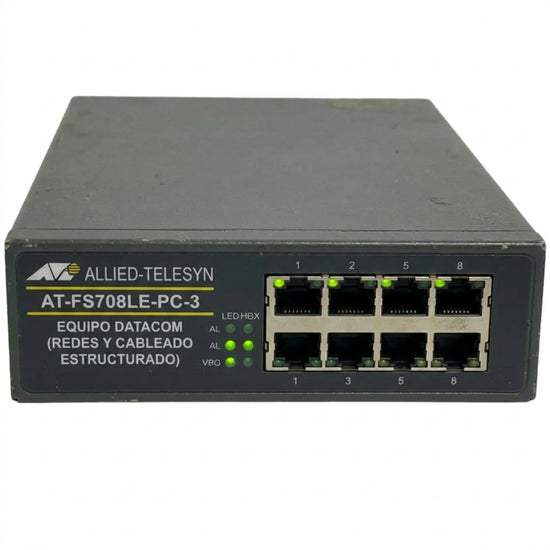 ALLIED-TELESYN AT-FS708LE-PC-3 EQUIPO DATACOM (REDES Y CABLEADO ESTRUCTURADO)