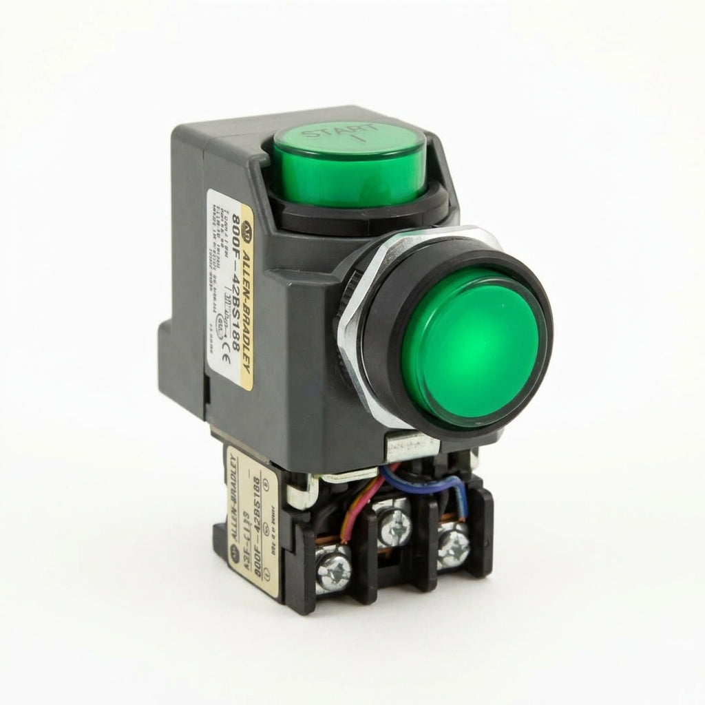 ALLEN-BRADLEY 800F-42BS188 BOTONES PULSADORES BOTONERAS Y ACCESORIOS
