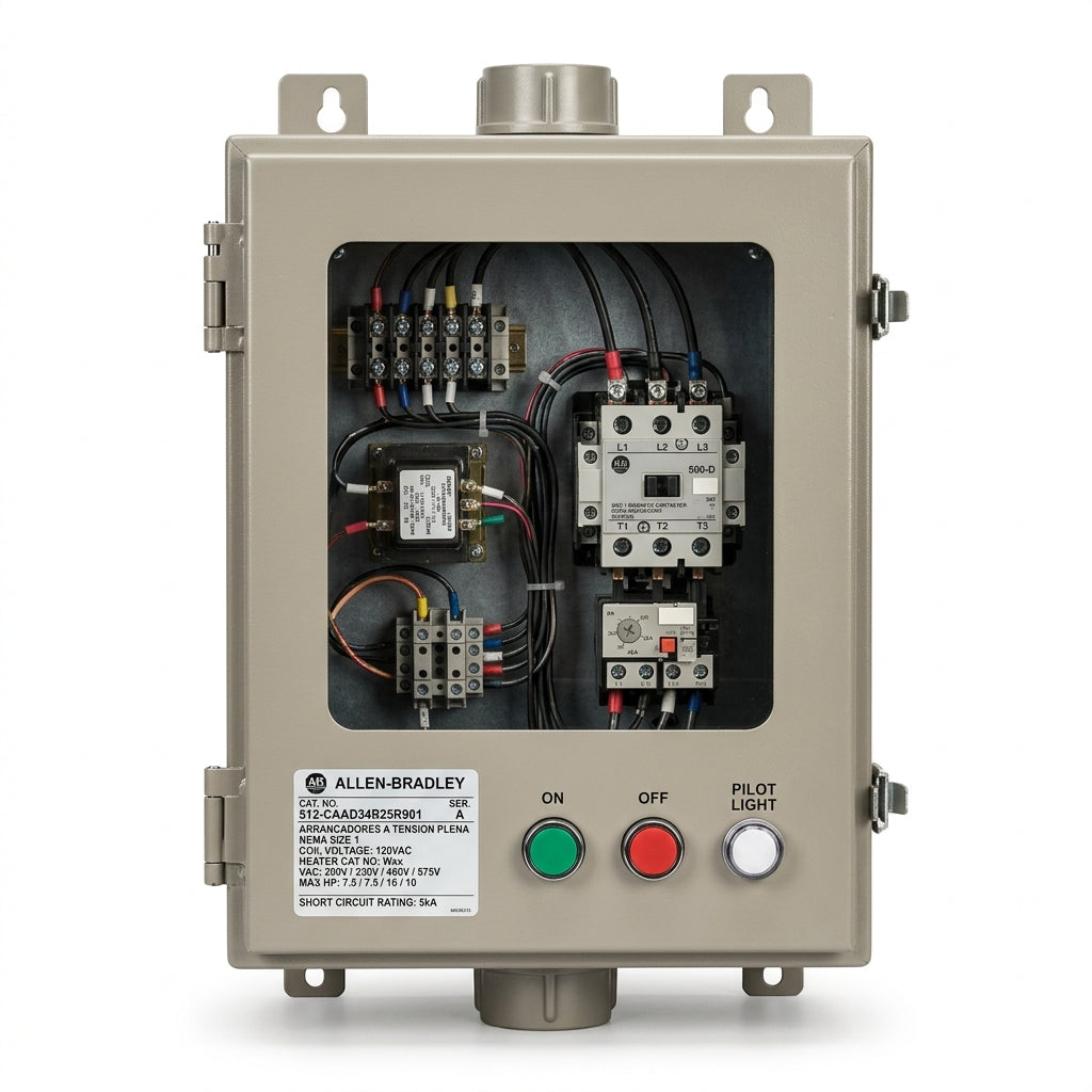 ALLEN-BRADLEY 512-CAAD34R25R901 ARRANCADORES A TENSION PLENA