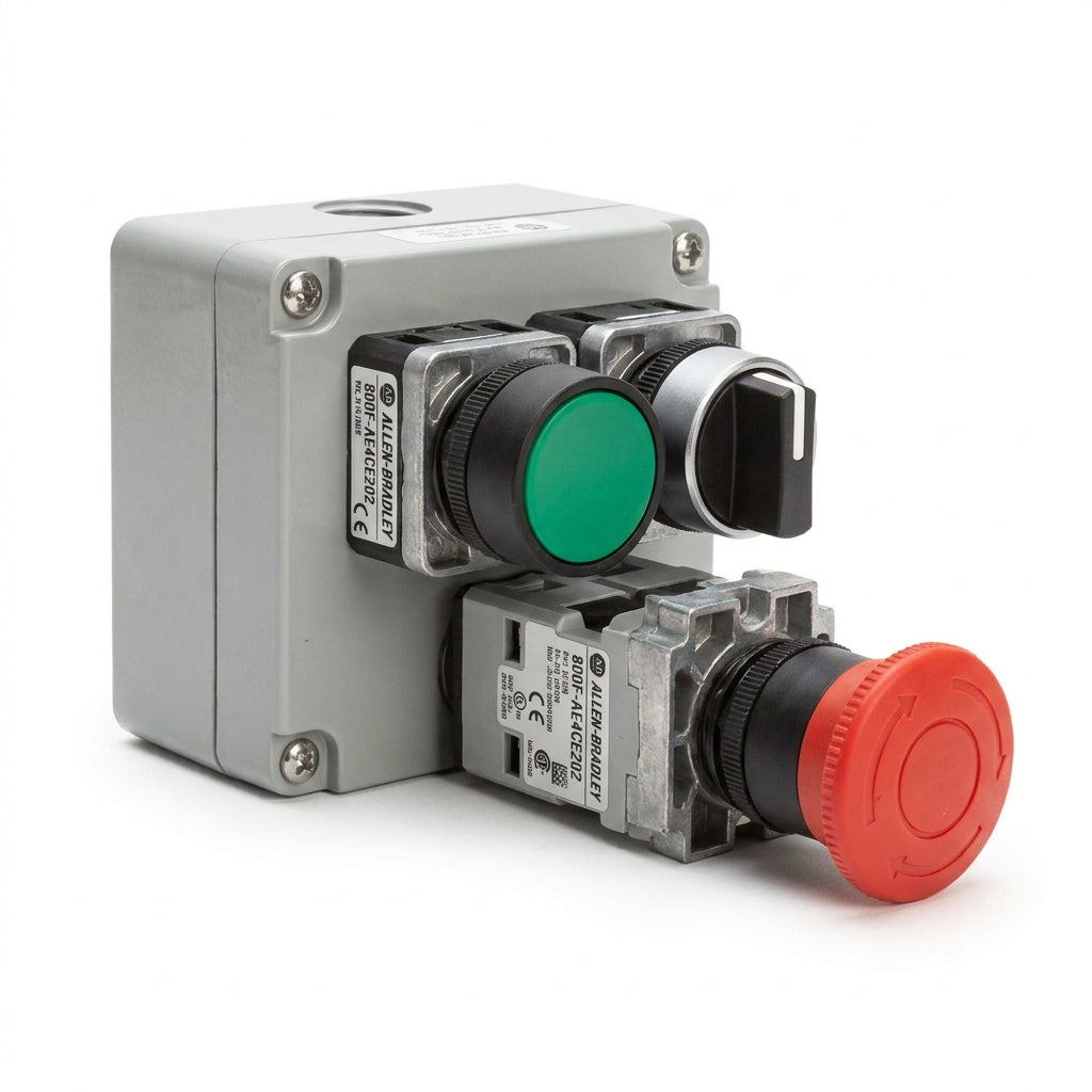 ALLEN-BRADLEY 800F-AE4CE202 BOTONES PULSADORES BOTONERAS Y ACCESORIOS