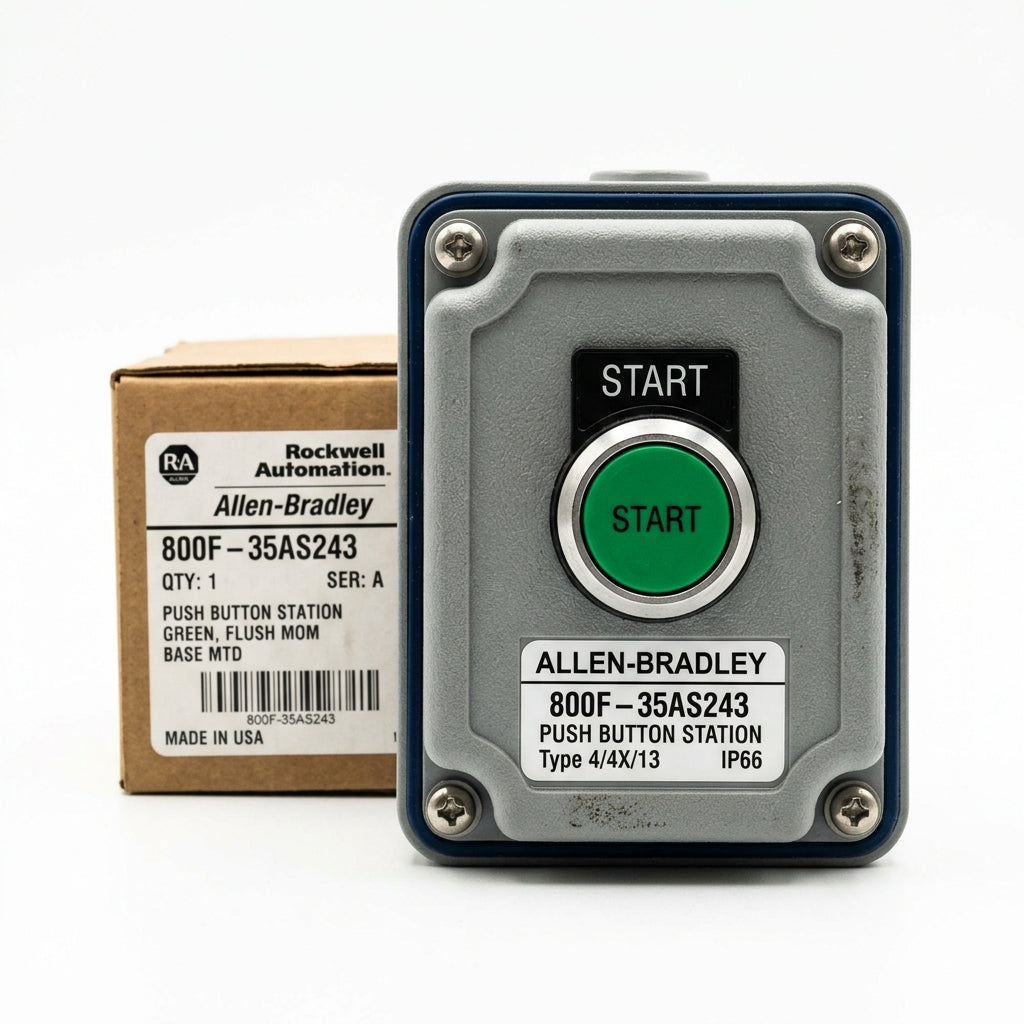 ALLEN-BRADLEY 800F-35AS243 BOTONES PULSADORES BOTONERAS Y ACCESORIOS