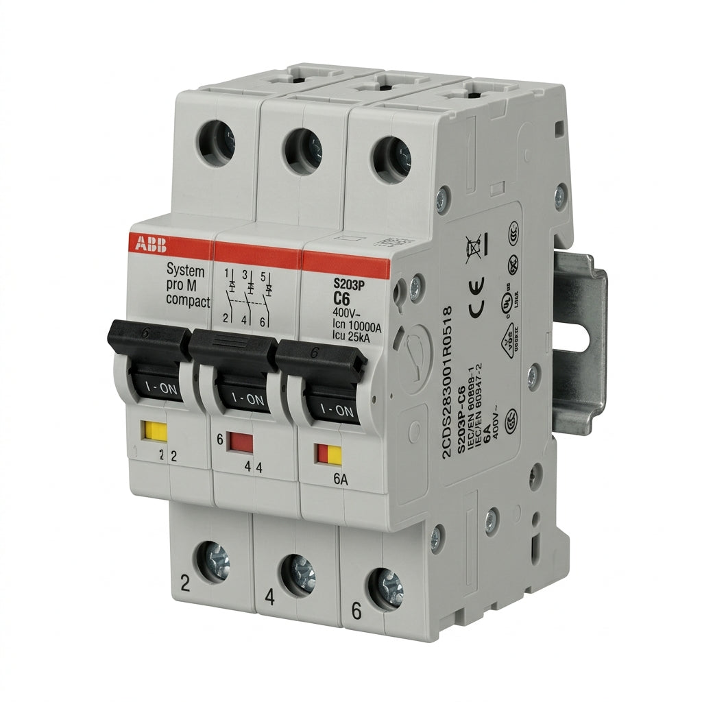 ABB 2CDS283001R0518 INTERRUPTORES TERMOMAGNETICOS MINIATURA RIEL DIN