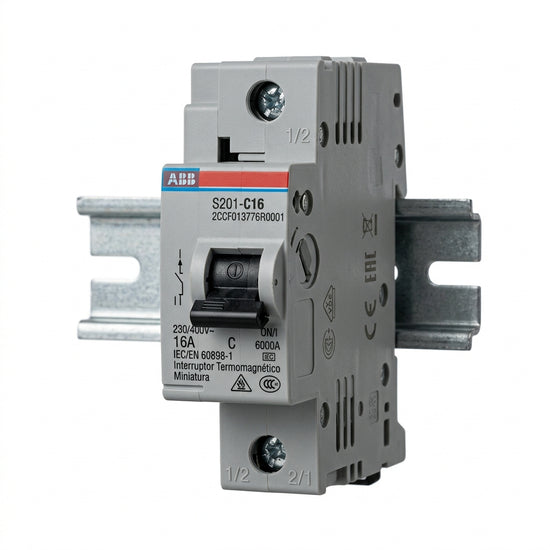 ABB 2CCF013776R0001 INTERRUPTORES TERMOMAGNETICOS MINIATURA RIEL DIN