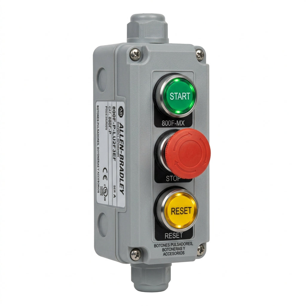 ALLEN-BRADLEY 800F-P-LU2F3EF BOTONES PULSADORES BOTONERAS Y ACCESORIOS