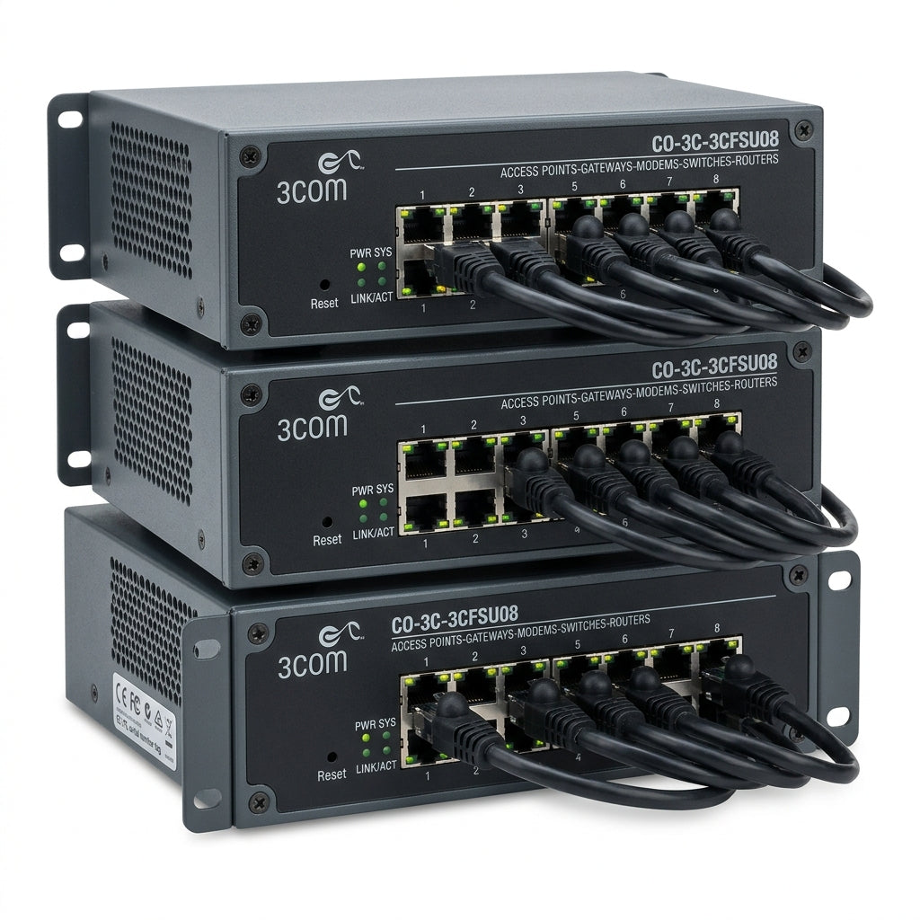 3COM CO-3C-3CFSU08 ACCESS POINTS- GATEWAYS-MODEMS-SWITCHES-ROUTERS