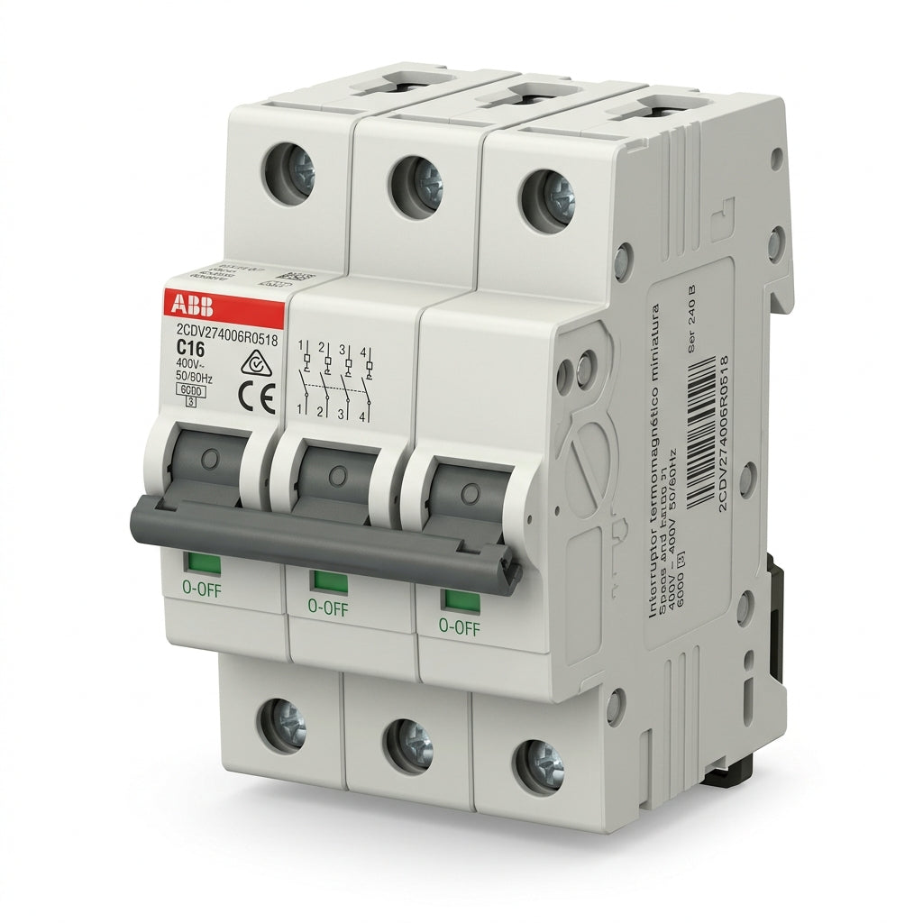 ABB 2CDV274006R0518 INTERRUPTORES TERMOMAGNETICOS MINIATURA RIEL DIN