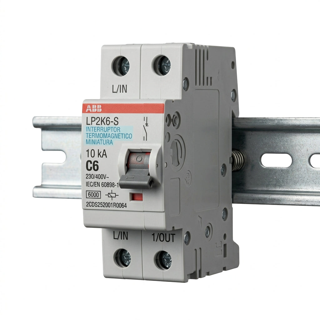 ABB LP2K6-S INTERRUPTORES TERMOMAGNETICOS MINIATURA RIEL DIN