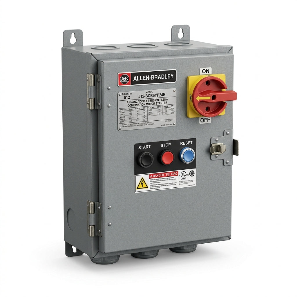 ALLEN-BRADLEY 512-BCB6YP24R ARRANCADORES A TENSION PLENA