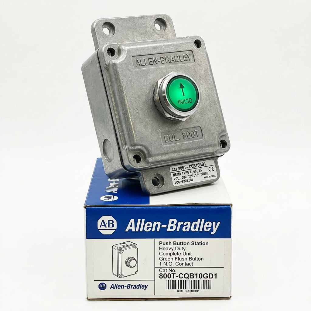 ALLEN-BRADLEY 800T-CQB10GD1 BOTONES PULSADORES BOTONERAS Y ACCESORIOS