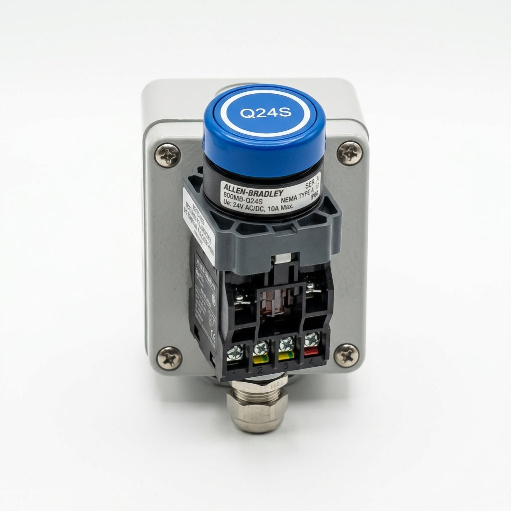 ALLEN-BRADLEY 800MB-Q24S BOTONES PULSADORES BOTONERAS Y ACCESORIOS