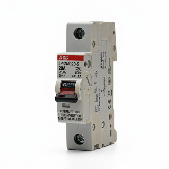 ABB LP3NAD20-S INTERRUPTORES TERMOMAGNETICOS MINIATURA RIEL DIN
