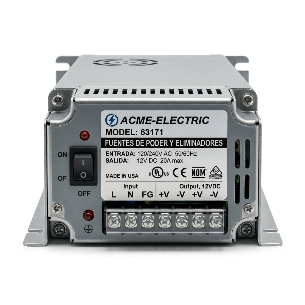 ACME-ELECTRIC 63171 FUENTES DE PODER Y ELIMINADORES