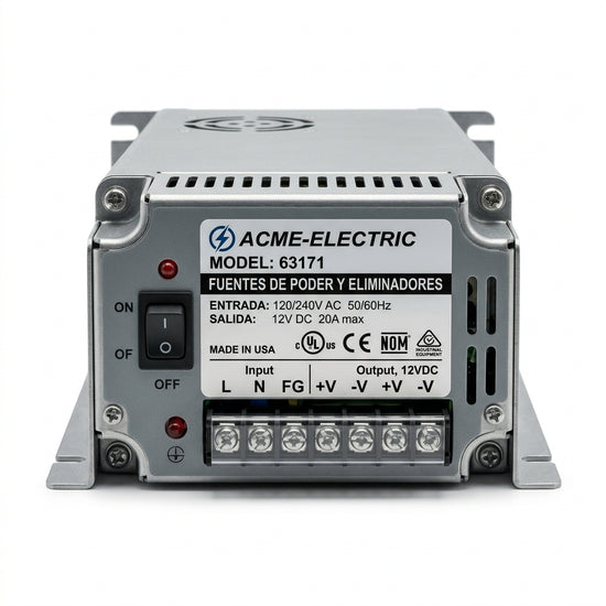 ACME-ELECTRIC 63171 FUENTES DE PODER Y ELIMINADORES
