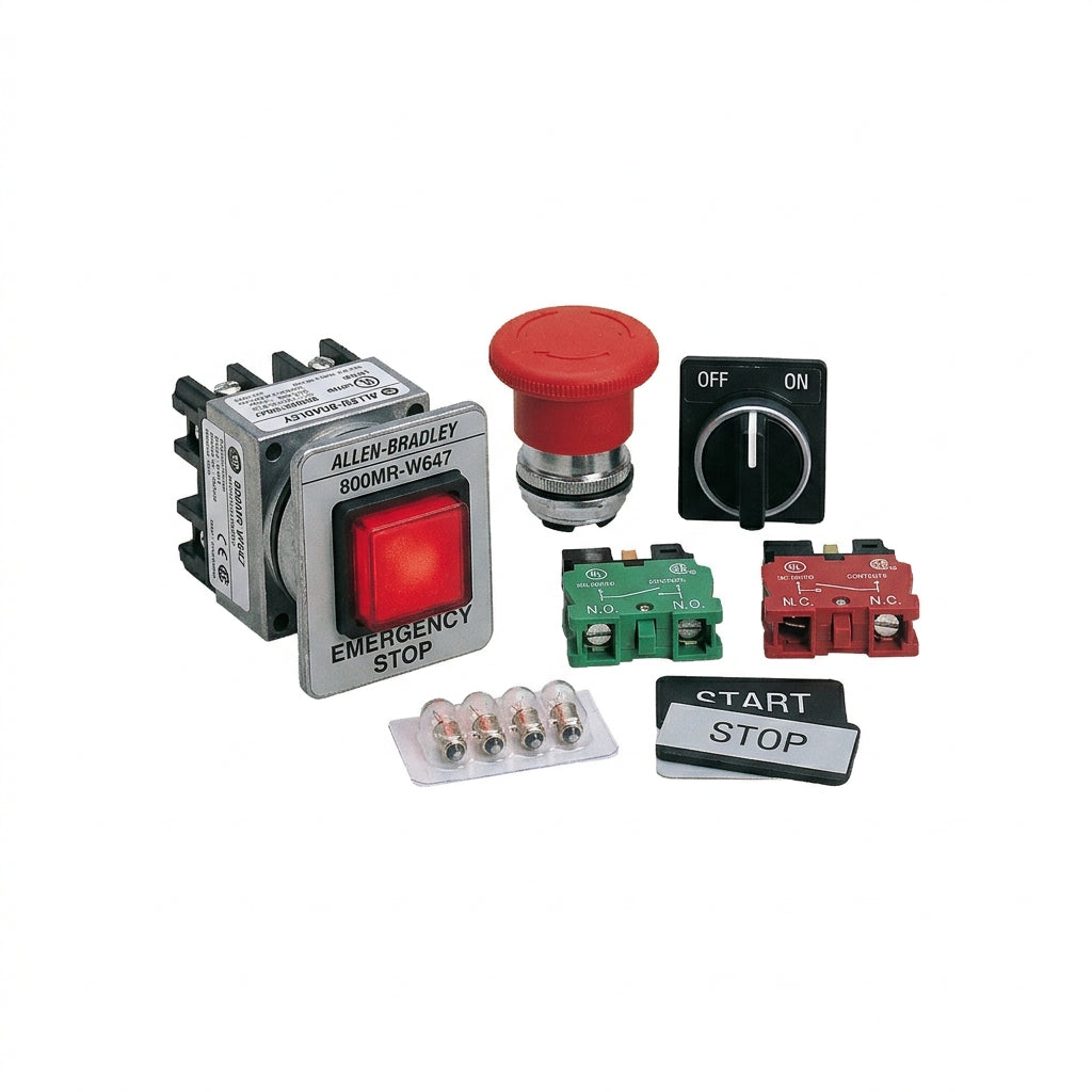 ALLEN-BRADLEY 800MR-W647 BOTONES PULSADORES BOTONERAS Y ACCESORIOS