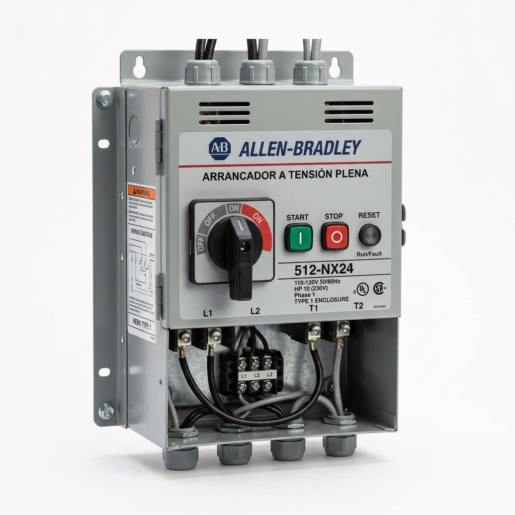 ALLEN-BRADLEY 512-NX24 ARRANCADORES A TENSION PLENA