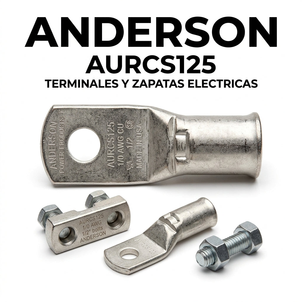 ANDERSON AURCS125 TERMINALES Y ZAPATAS ELECTRICAS