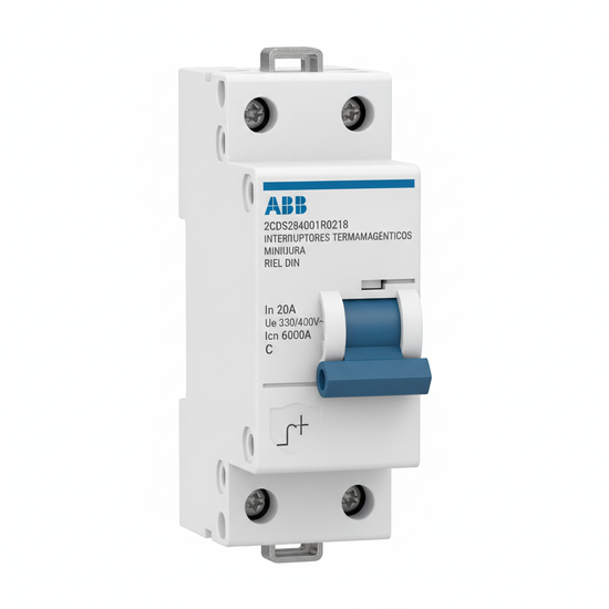 ABB 2CDS284001R0218 INTERRUPTORES TERMOMAGNETICOS MINIATURA RIEL DIN