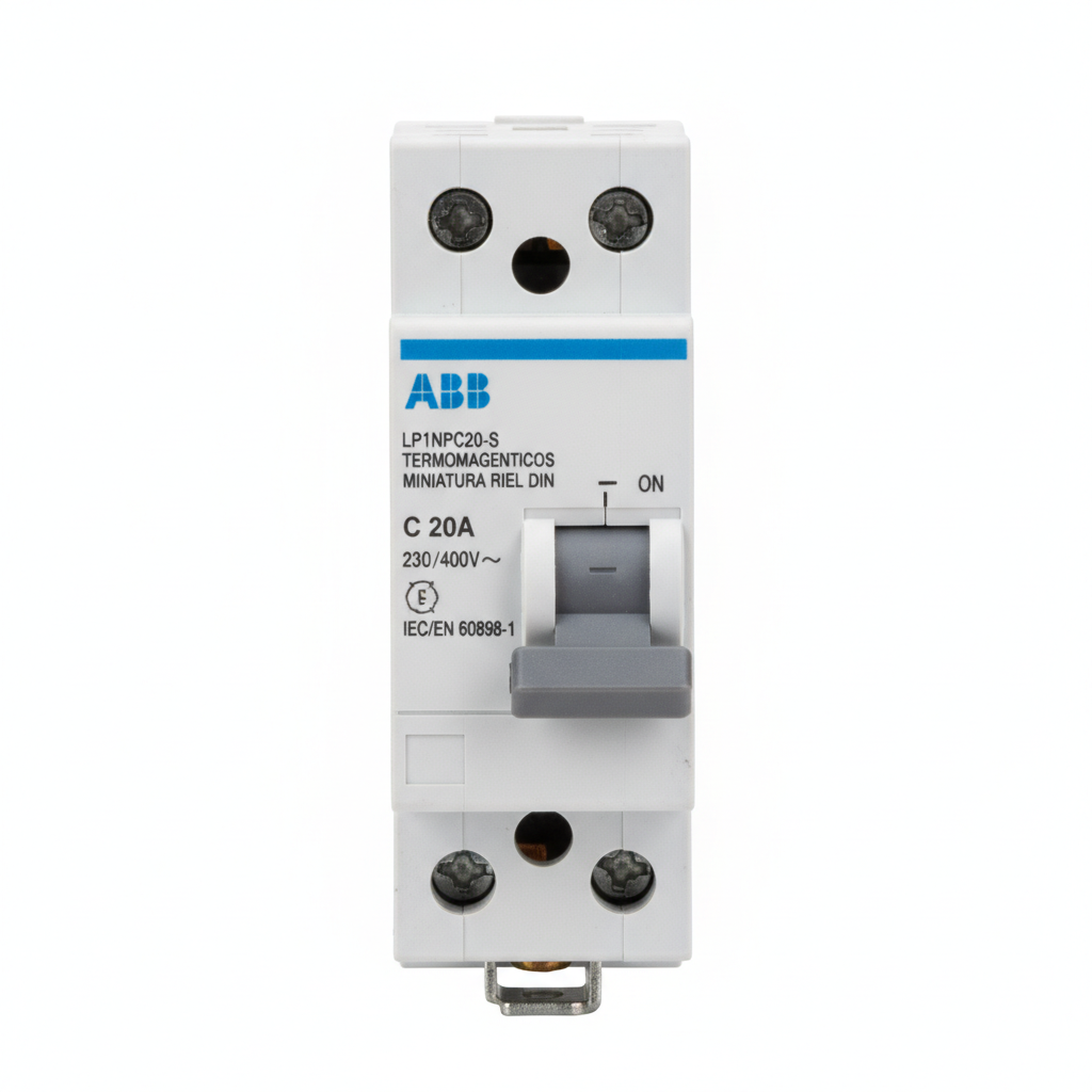 ABB LP1NPC20-S INTERRUPTORES TERMOMAGNETICOS MINIATURA RIEL DIN