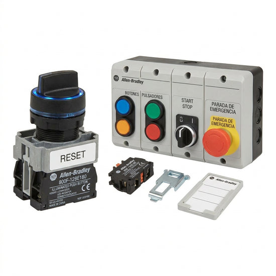 ALLEN-BRADLEY 800F-12BE180 BOTONES PULSADORES BOTONERAS Y ACCESORIOS