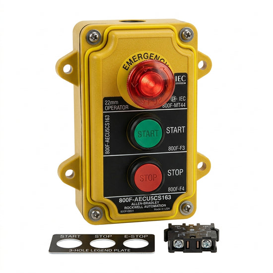 ALLEN-BRADLEY 800F-AECU5CS163 BOTONES PULSADORES BOTONERAS Y ACCESORIOS