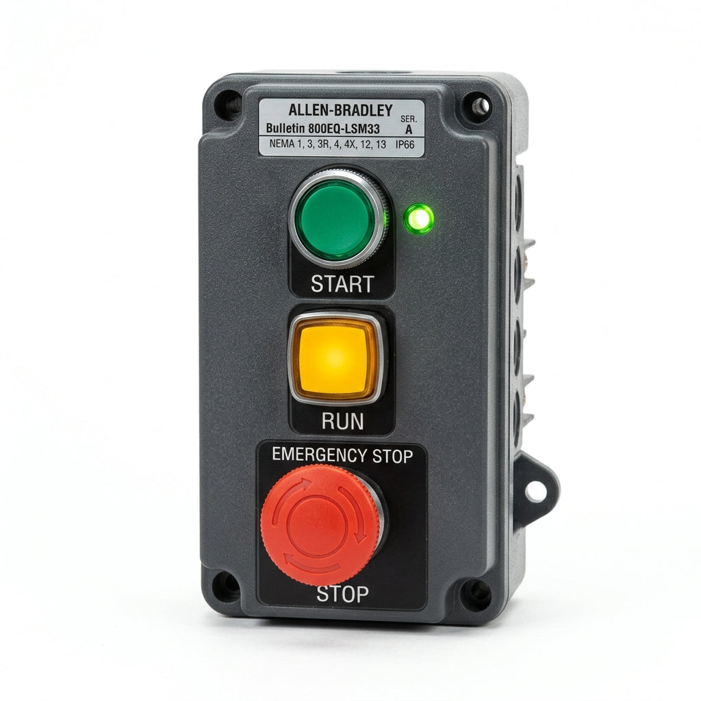 ALLEN-BRADLEY 800EQ-LSM33 BOTONES PULSADORES BOTONERAS