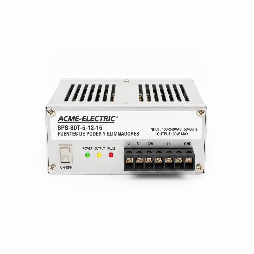 ACME-ELECTRIC SPS-80T-5-12-15 FUENTES DE PODER Y ELIMINADORES