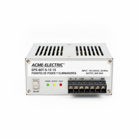 ACME-ELECTRIC SPS-80T-5-12-15 FUENTES DE PODER Y ELIMINADORES