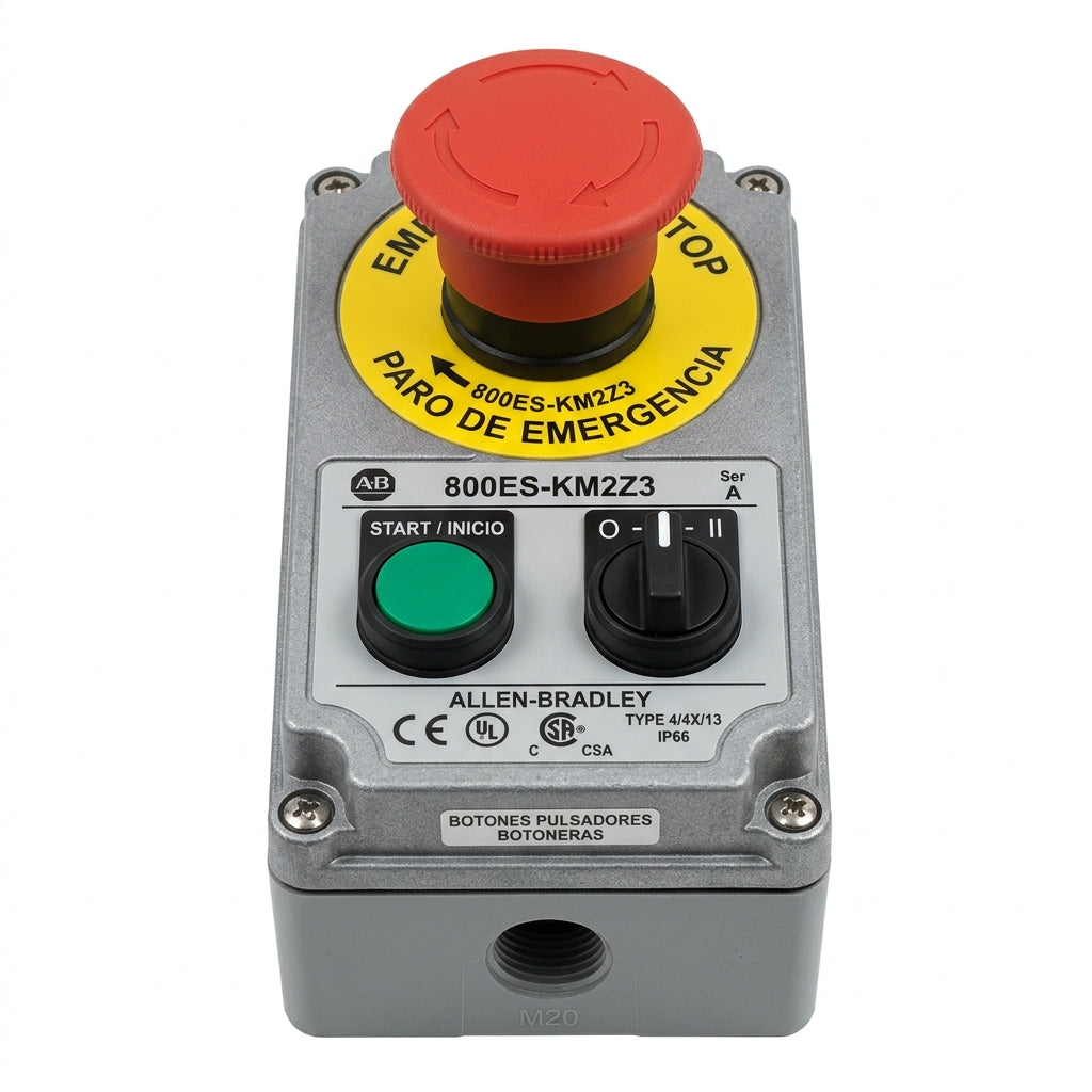 ALLEN-BRADLEY 800ES-KM2Z3 BOTONES PULSADORES BOTONERAS