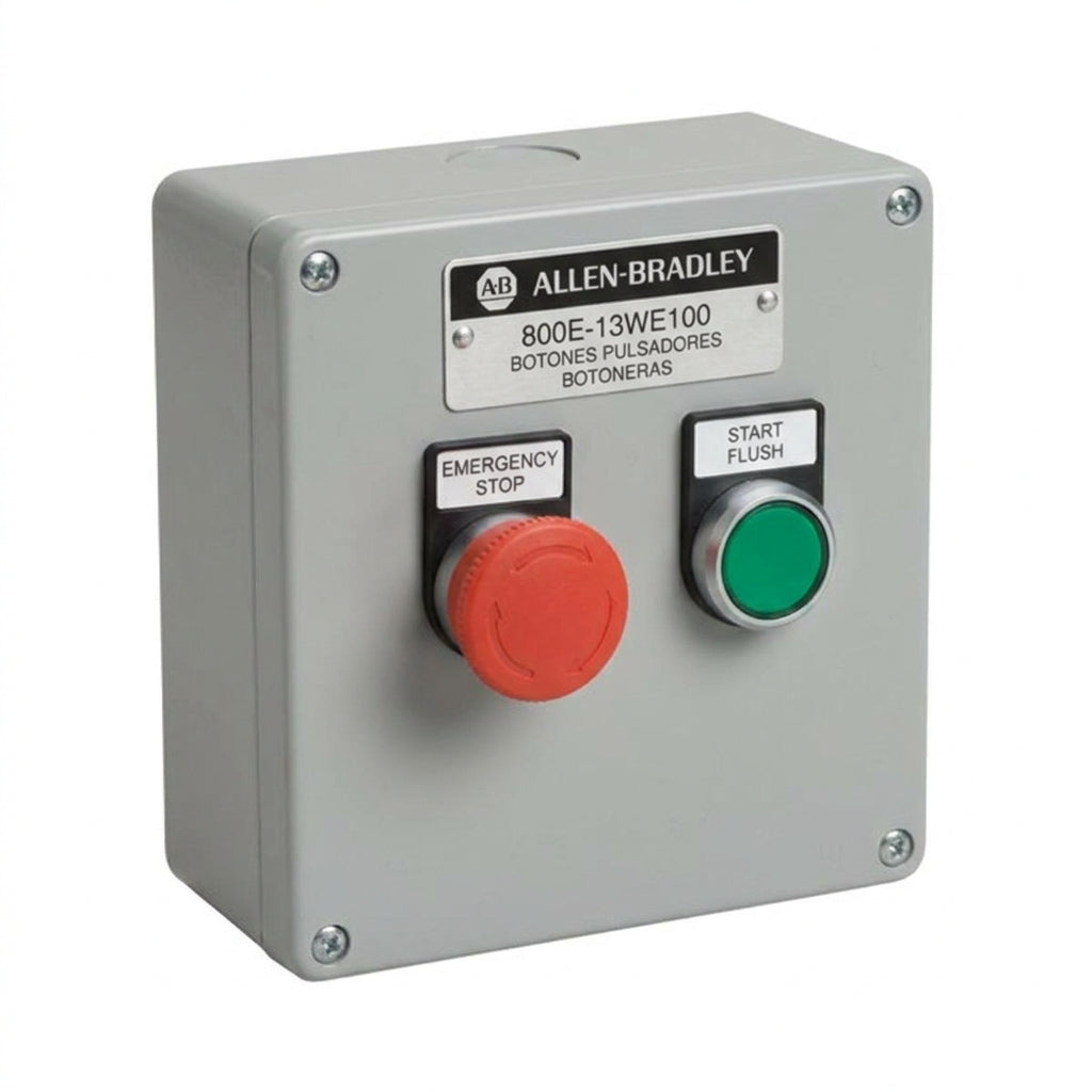 ALLEN-BRADLEY 800E-13WE100 BOTONES PULSADORES BOTONERAS