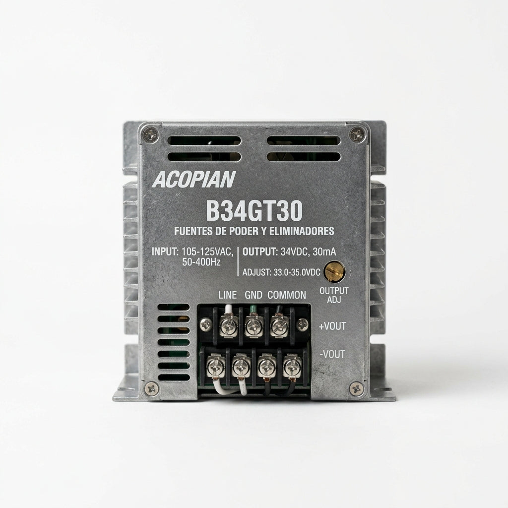 ACOPIAN B34GT30 FUENTES DE PODER Y ELIMINADORES