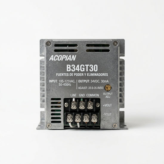 ACOPIAN B34GT30 FUENTES DE PODER Y ELIMINADORES