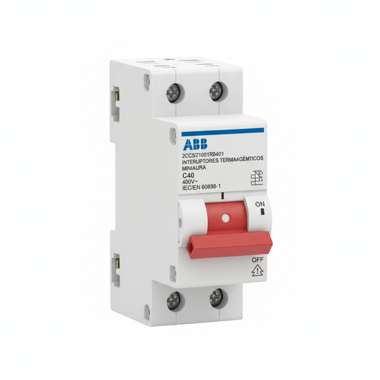 ABB 2CCS571001R0401 INTERRUPTORES TERMOMAGNETICOS MINIATURA RIEL DIN