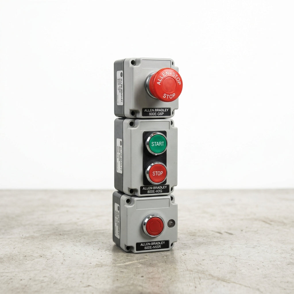 ALLEN-BRADLEY 800E-N65R BOTONES PULSADORES BOTONERAS
