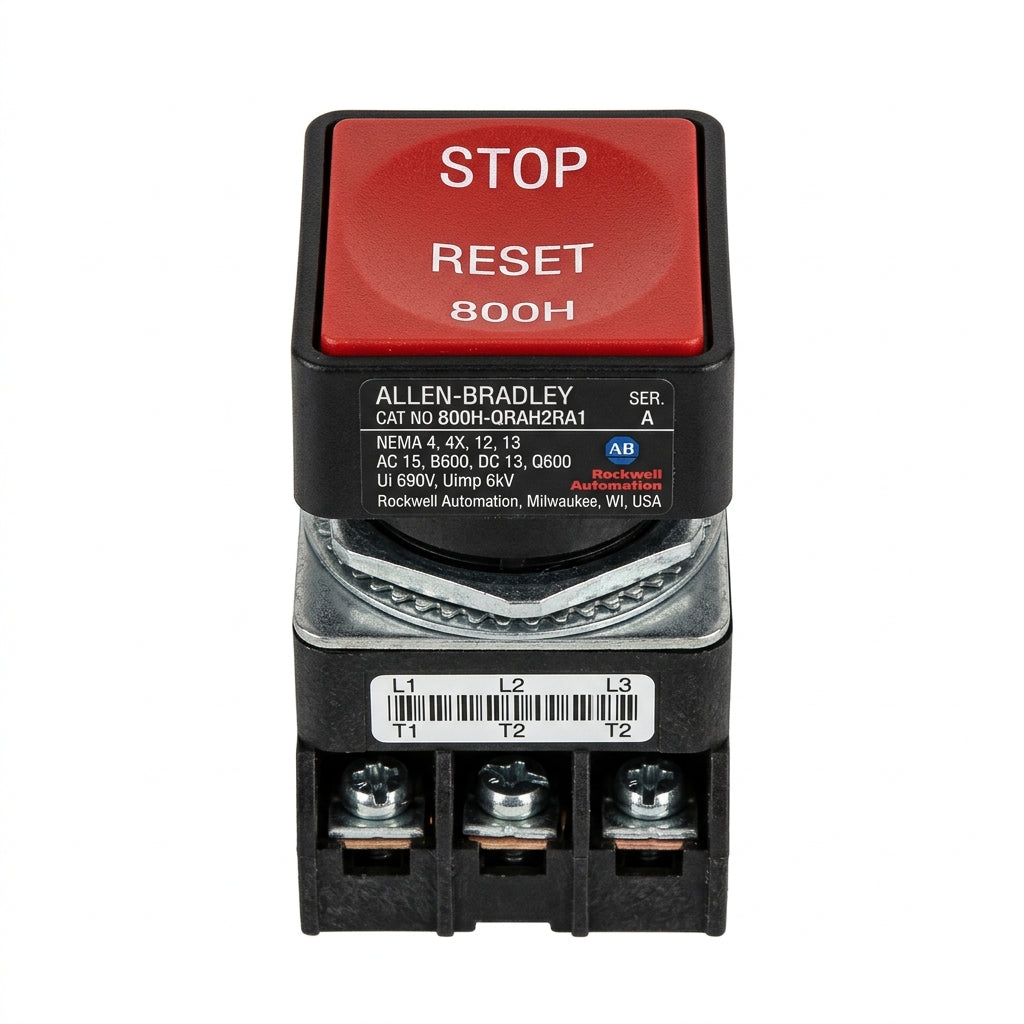 ALLEN-BRADLEY 800H-QRAH2RA1 BOTONES PULSADORES BOTONERAS Y ACCESORIOS