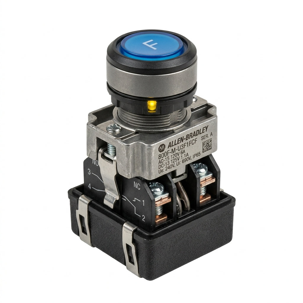 ALLEN-BRADLEY 800F-M-U3F1FCF BOTONES PULSADORES BOTONERAS Y ACCESORIOS