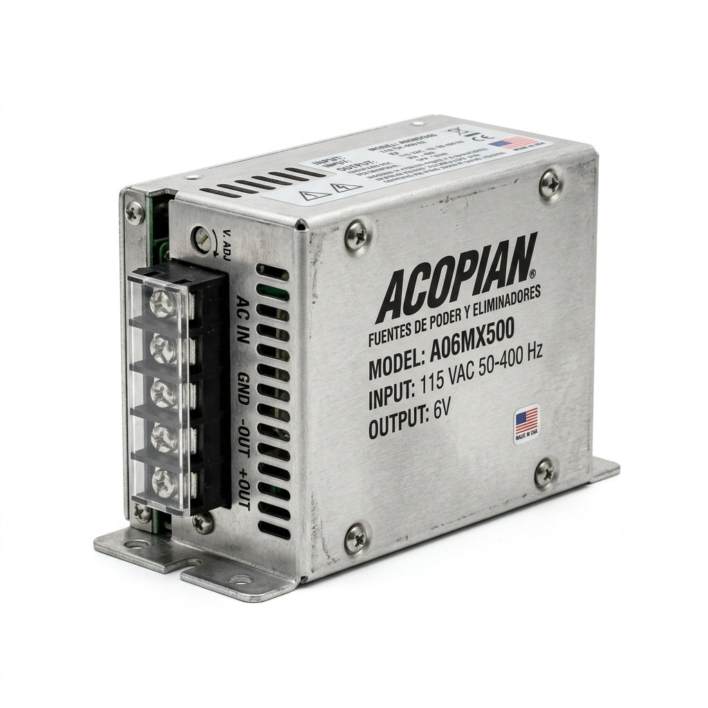 ACOPIAN A06MX500 FUENTES DE PODER Y ELIMINADORES