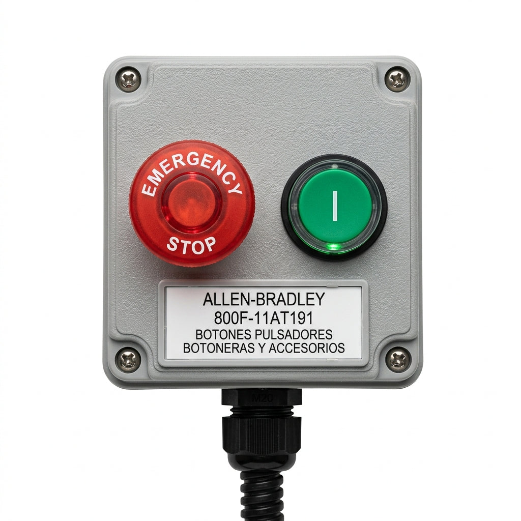 ALLEN-BRADLEY 800F-11AT191 BOTONES PULSADORES BOTONERAS Y ACCESORIOS