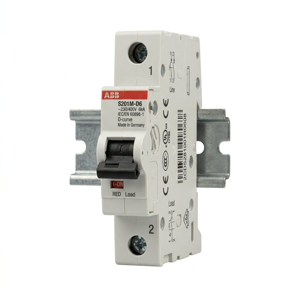 ABB 2CDS281001R0608 INTERRUPTORES TERMOMAGNETICOS MINIATURA RIEL DIN