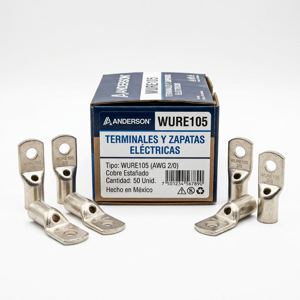 ANDERSON WURE105 TERMINALES Y ZAPATAS ELECTRICAS