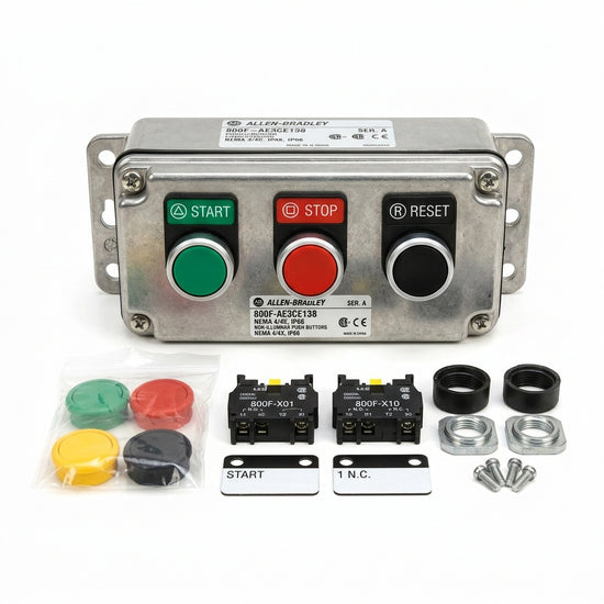 ALLEN-BRADLEY 800F-AE3CE138 BOTONES PULSADORES BOTONERAS Y ACCESORIOS