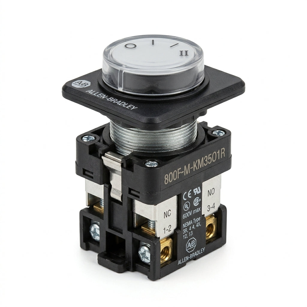 ALLEN-BRADLEY 800F-M-KM35O1R BOTONES PULSADORES BOTONERAS Y ACCESORIOS