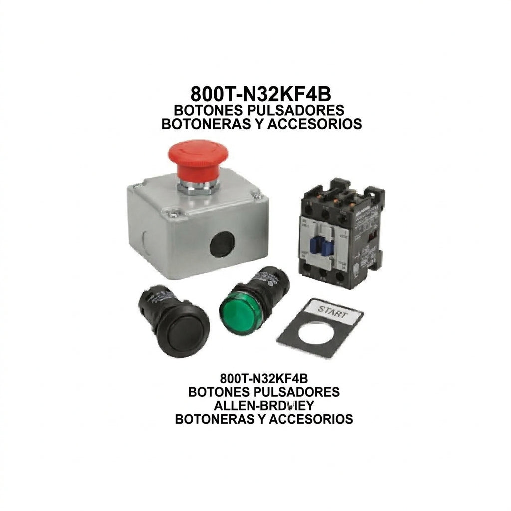 ALLEN-BRADLEY 800T-N32KF4B BOTONES PULSADORES BOTONERAS Y ACCESORIOS